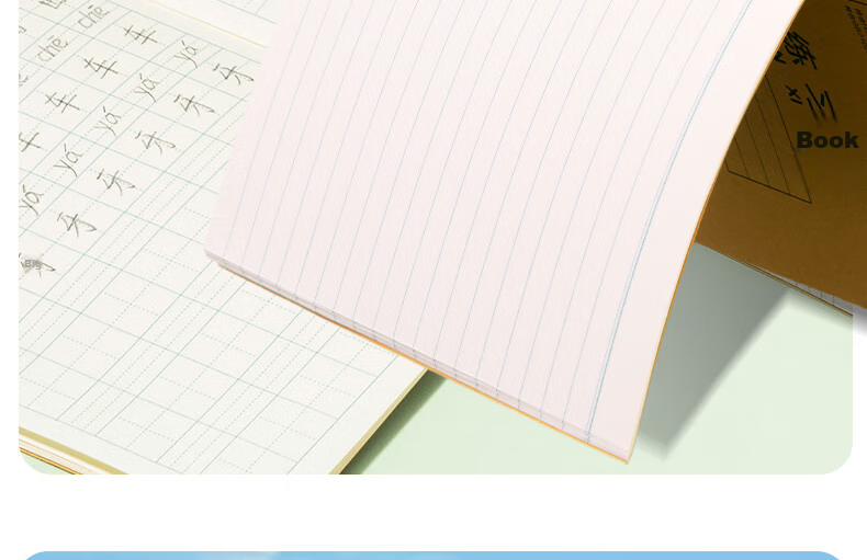 Deli 5 English Notebooks with Covers, Stapled Binding, Student English Homework Books, 36K 18 Sheets Notebook, Elementary School Stationery DP3620 15