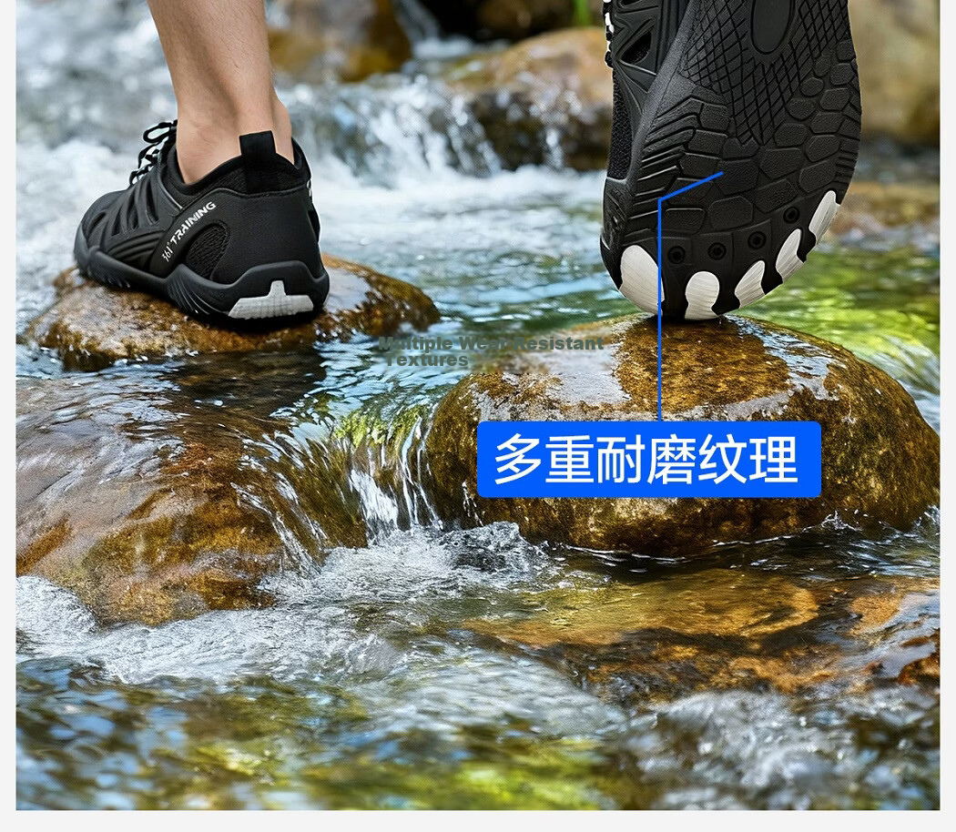 361° Creek Hiking Shoes Beach Shoes Outdoor Rafting Water Shoes for Men and Women Anti-Slip Mountaineering Swimming Amphibious Sea Gear 7
