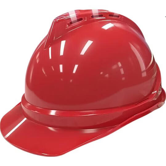 Huixiang Construction Safety Helmet Insulated Low Temperature Resistant New National Standard Anti-Smash Breathable Impact-Resistant Helmet No Logo White Knob