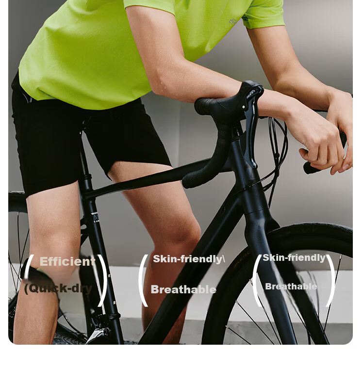 JD Original Summer Men's Sports Short-Sleeve Running Fitness Aerobic Sweat-Resistant Quick-Dry Wool T-Shirt, Phantom Green, M 24