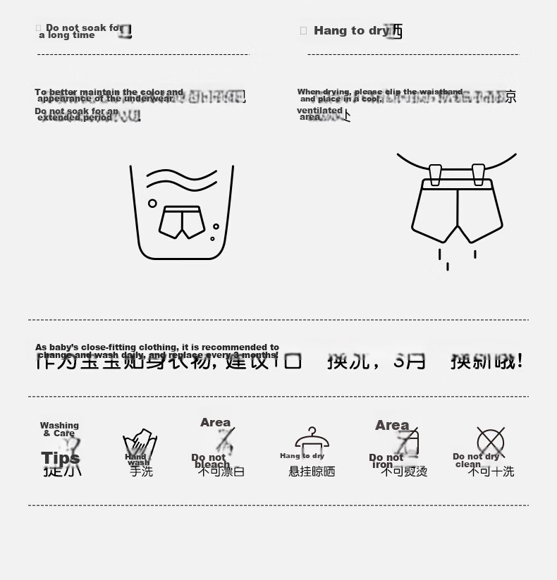 Nido Bear Children's Cotton Boxer Briefs for Girls Toddler and Kids Comfortable Developmental Underwear 45