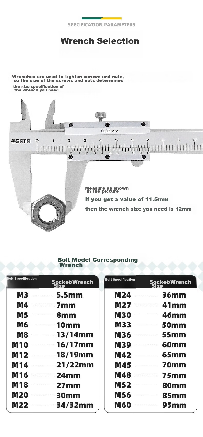 SATA Fully Polished Dual-Purpose Wrench, Adjustable Spanner, Open-End Wrench, Plum Blossom Wrench, Automotive Repair Ratchet Wrench, 10MM, 40205 2
