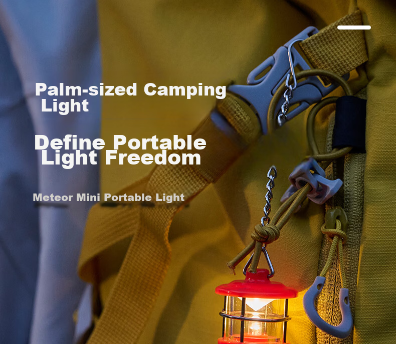 Shanlixi Meteor Outdoor Hiking Climbing Compact Portable Mini Camping Lantern Light 1