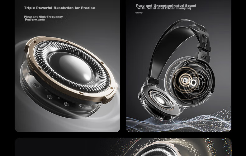 IKF VP7 [KNA Collaboration DiTing Set] Wired HiFi Gaming Headset Over-Ear Esports Headphones Valorant Special Edition Birthday Gift for Boyfriend Carbon Black 8