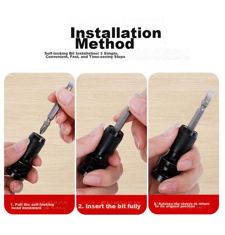 Zhugu Electric Wrench Adapter Head Universal Electric Drill Multifunctional Drill Bit Accessory Air Impact Wrench Socket Chuck Adapter 8