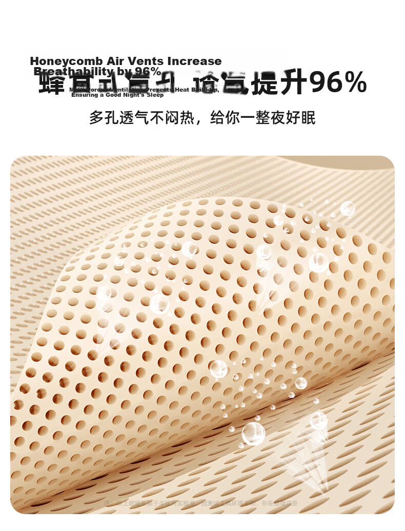 Half Crescent Moon [Imported from Thailand] Latex Pillow for Neck Support, Sleep Aid, Natural Sleeping Pillow Core for Adults and Children, Dormitory Use 26