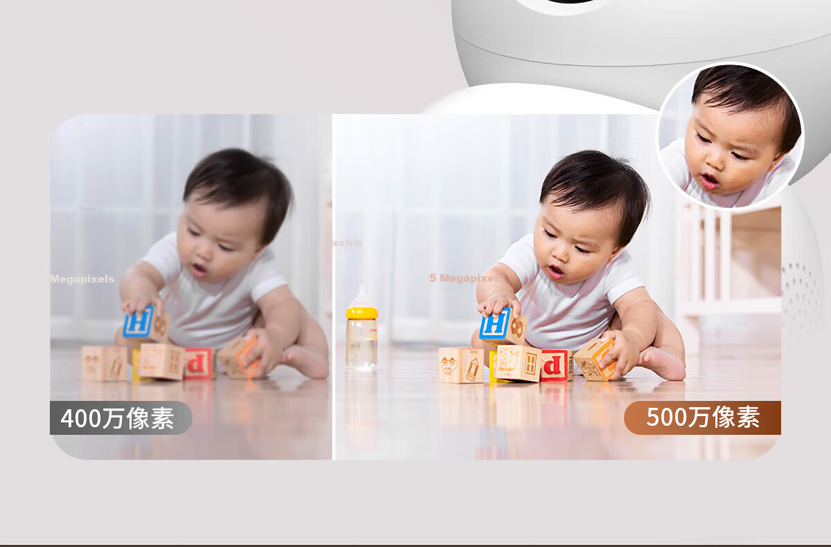 Dahua Wireless Smart Home Camera 360° Night Vision Indoor Voice Dual Camera 10MP Panoramic Rotating PTZ DH-H10B-E2 with 64GB Card 7