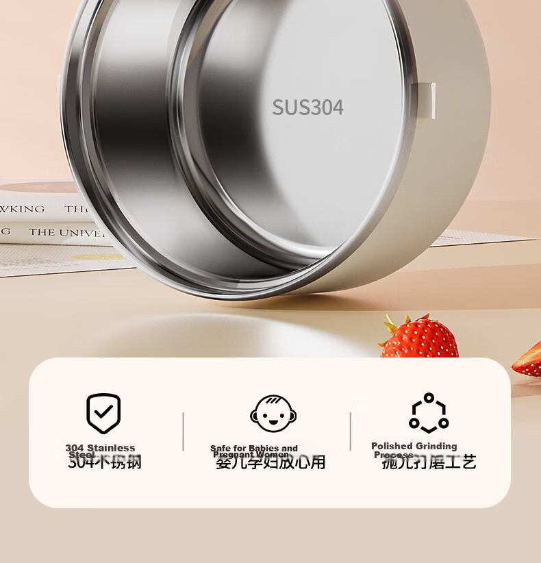 Ymer Multi-Layer Insulated Lunch Box Microwaveable Large Capacity Stainless Steel Double-Layer Bento Box for Office Workers 7