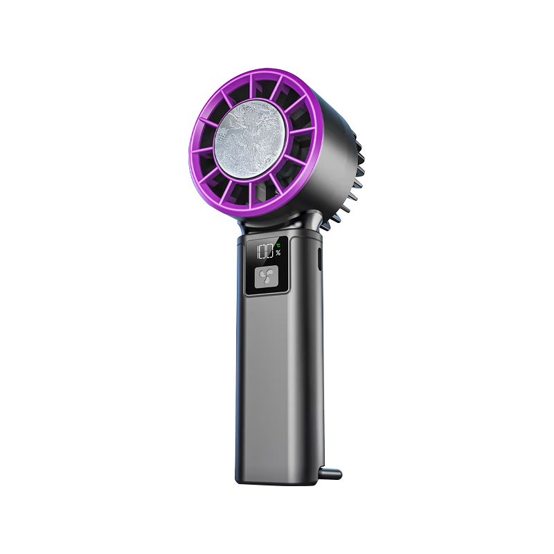 Kewo [100-Level Cooling] Handheld Desktop Semiconductor Long Battery Life Portable USB Small Fan High Wind Power Rechargeable Cooling Device for Dormitory Students