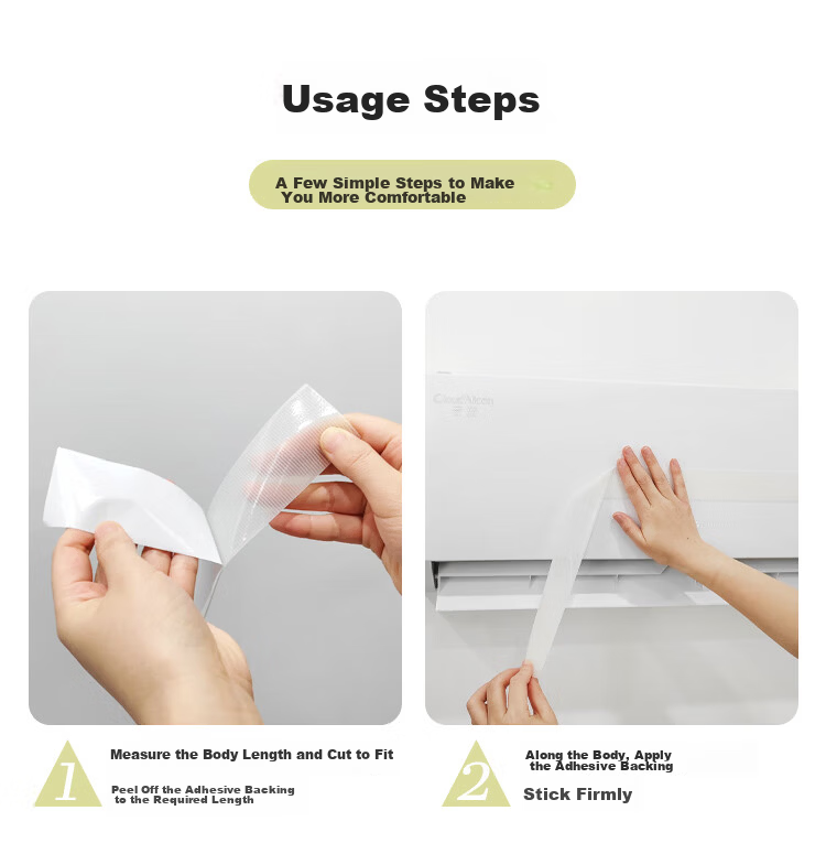 Fanyejia Air Conditioner Wind Deflector, Wall-Mounted Universal Anti-Direct Blowing, Dust-Proof Wind Guide Cover, Postpartum And Baby Windshield, Air Outlet 15