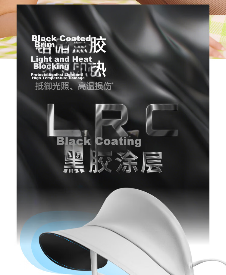 Beneunder Sunscreen Face Mask Bikini Hat Brim Sun Protection Full Face Shield for Women Windproof Breathable UV Protection Cream White AL341 12