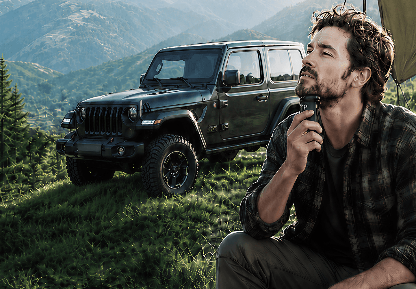 JEEP E5 Electric Shaver AI Smart Facial Sensor Men's Razor Fast Charging 3D Floating Head Fully Washable Gift for Boyfriend Husband Father 2