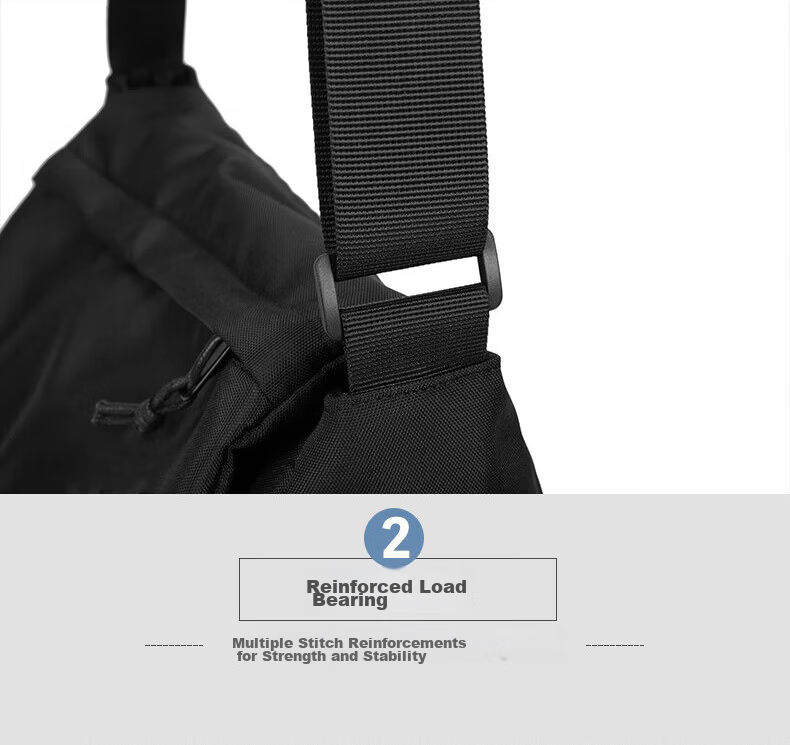 JEEP Lightweight Crossbody Bag Unisex Commuter Casual Shoulder Bag for Phone iPad Outdoor Sports Cycling Small Large Capacity Bag 18