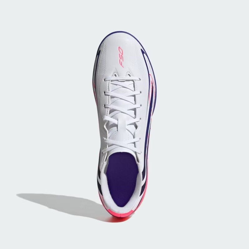 Adidas Unisex F50 HYPERFAST CLUB TF Soccer Shoes KJ3409 White Size 39 6