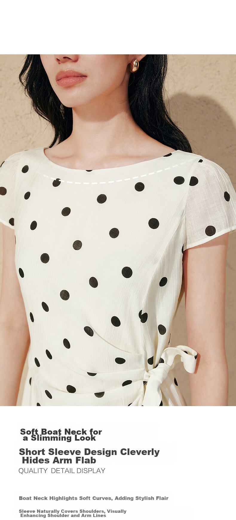 Peacebird Women's Dress [Polka Dot Muse] Long Sleeveless Beach Vacation Dress White L 9