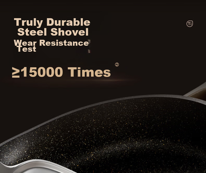 SUPOR Titanium Non-Stick Healthy Frying Pan, Flat Bottom Pan, 26cm, Compatible with Induction And Gas Stoves, Easy to Clean, Low Smoke 8