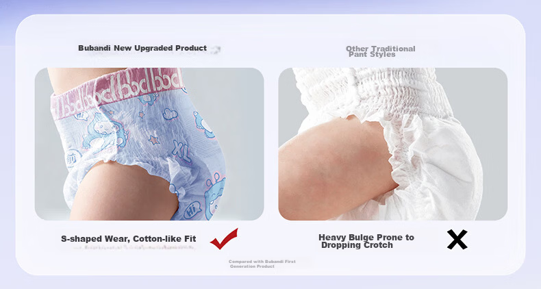 Bubandi [Formamide Not Detected] Qinxin Soft Air Baby Diapers M88 Pieces Summer Ultra-Thin Baby Diapers 10