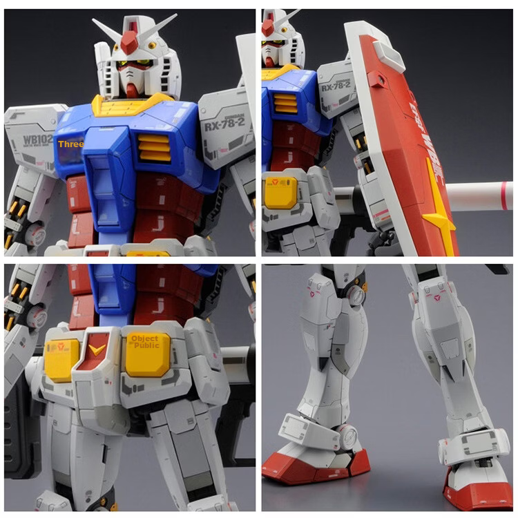 BANDAI MG 1/100 Original Gundam 3.0 Gundam Model Kit Boys Toy Birthday Gift 4