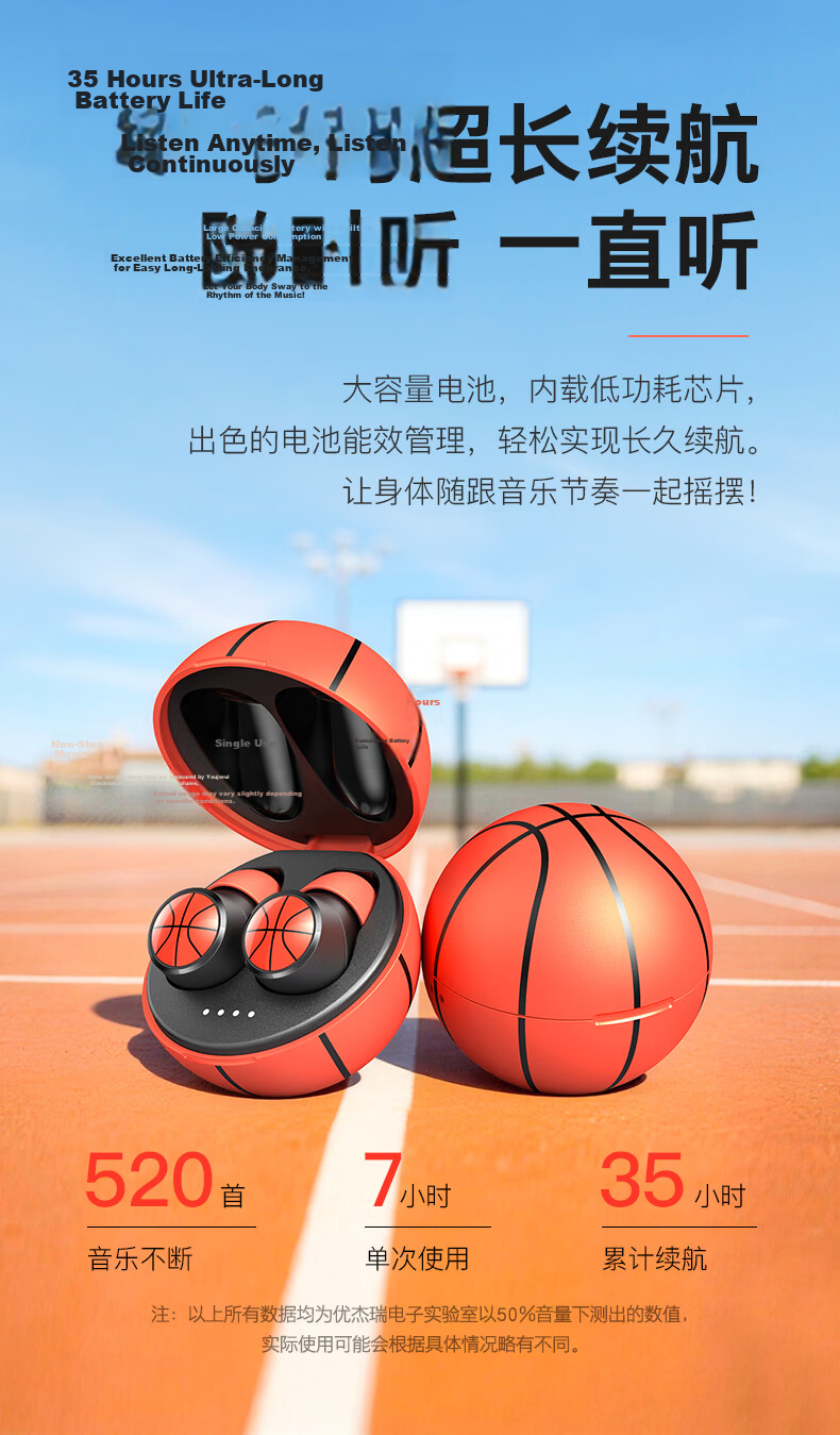 EMEY T5Pro [New Upgrade] True Wireless Bluetooth Earbuds In-Ear Music Sports Gaming Calling Noise Reduction Long Battery Life Compatible with Apple Xiaomi Huawei Honor Basketball 8