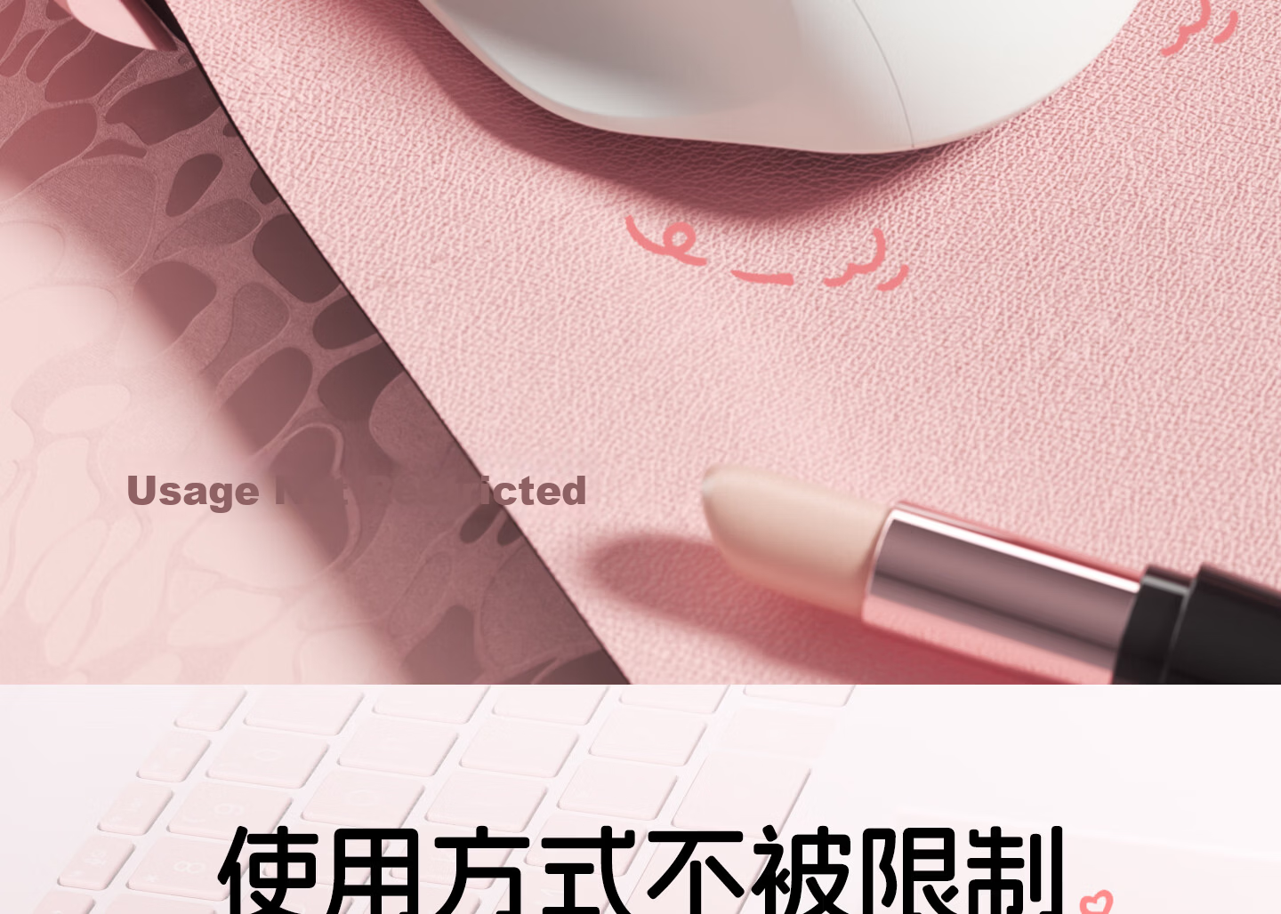 HP Wireless Bluetooth Silent Dual-Mode Cute Design Mouse Office Meeting Drawing Learning Gaming Laptop Ergonomic USB Mouse for Men and Women 15