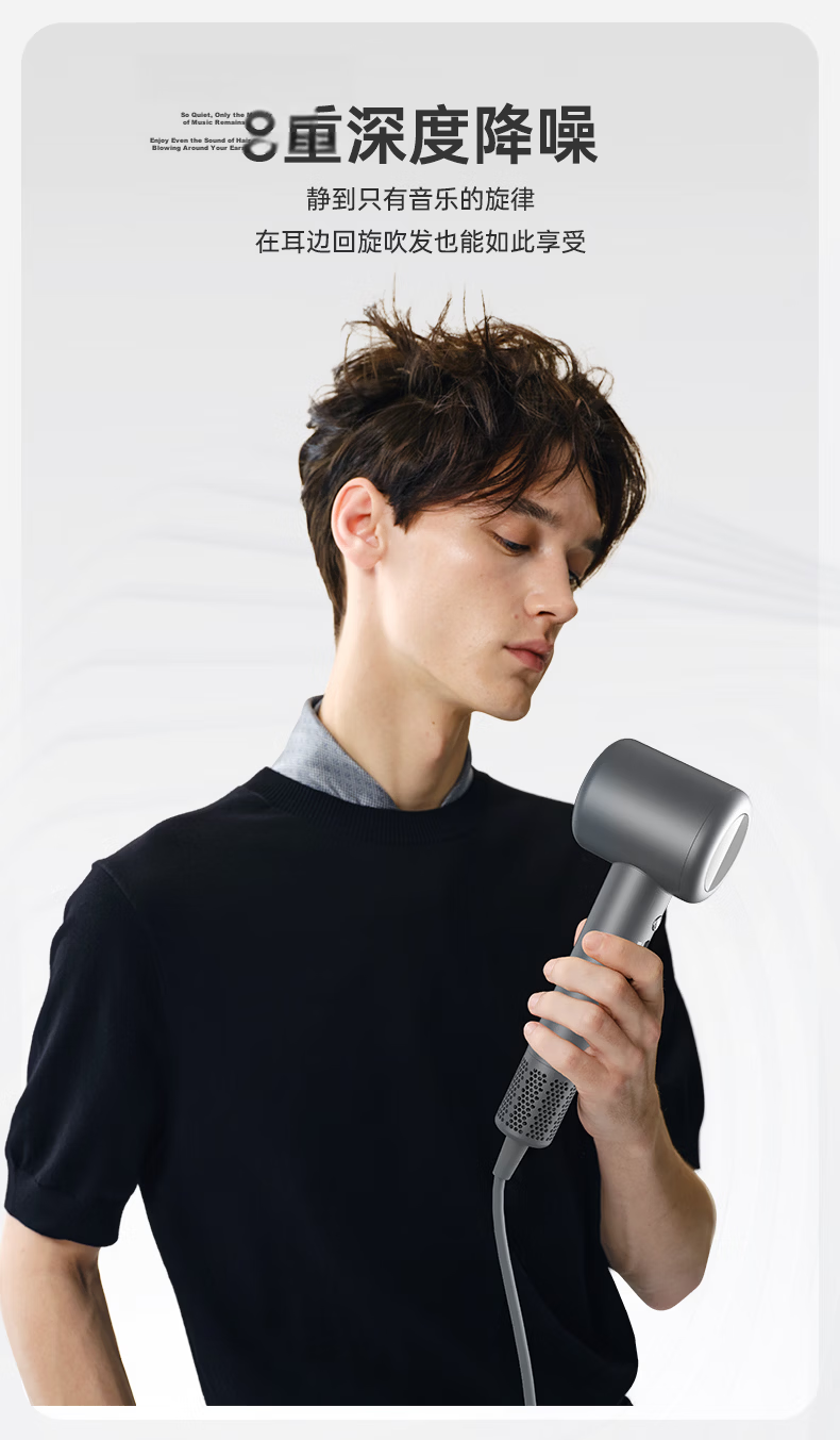 CONFU High-Speed Hair Dryer with 1.6 Billion Negative Ions, Powerful Home Use Blow Dryer, Hair Protection, Strong Wind, Birthday Gift for Girlfriend, Model F20 White 10