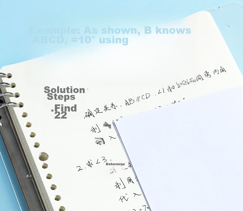 M&G Stationery B5 60-Sheet Ruled Refill Paper 26-Hole Detachable Notebook Refill APNHG076 Exam Essential 12