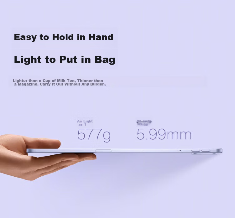 OPPO Pad 5 [Sun Yingsha's Same Tablet], Subsidized, 12.1-Inch Tablet Computer, Dimensity 9400+ Flagship Chip, 8GB+256GB, Lucky Purple, Soft Light Versio 5