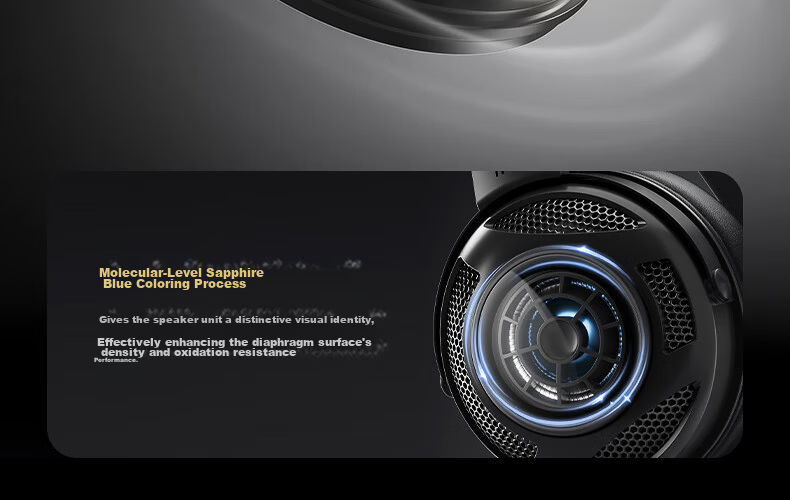 IKF VP7 [KNA Collaboration DiTing Set] Wired HiFi Gaming Headset Over-Ear Esports Headphones Valorant Special Edition Birthday Gift for Boyfriend Carbon Black 20