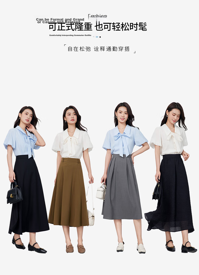 Dajiasi Blue Shirt Women 2026 Summer New Short Sleeve Fashion High-End Youthful Stylish Women's Blouse Top 3