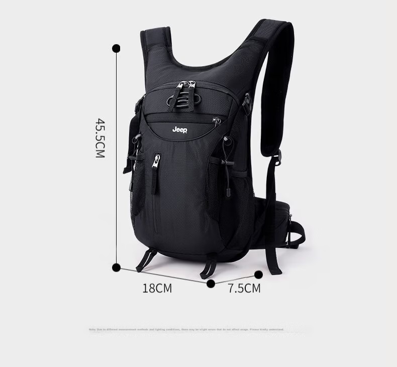 JEEP Men's Lightweight Outdoor Cycling Backpack Professional Breathable Mountaineering Sports Hiking Lightweight Off-Road Travel Women's Backpack 21