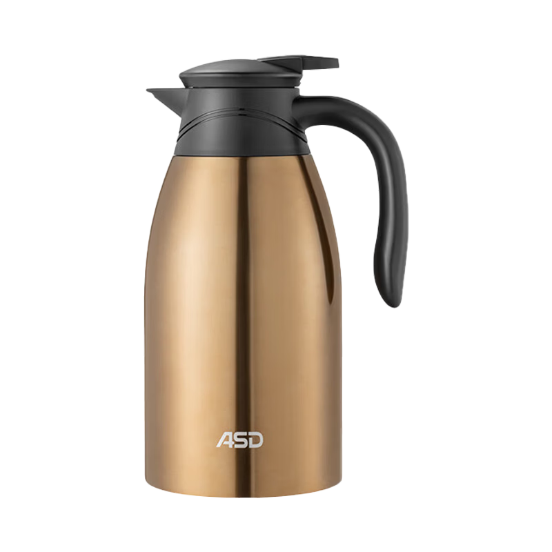 ASD Large Capacity Household Thermos Flask Insulated Bottle 304 Stainless Steel Hot Water Kettle 2L