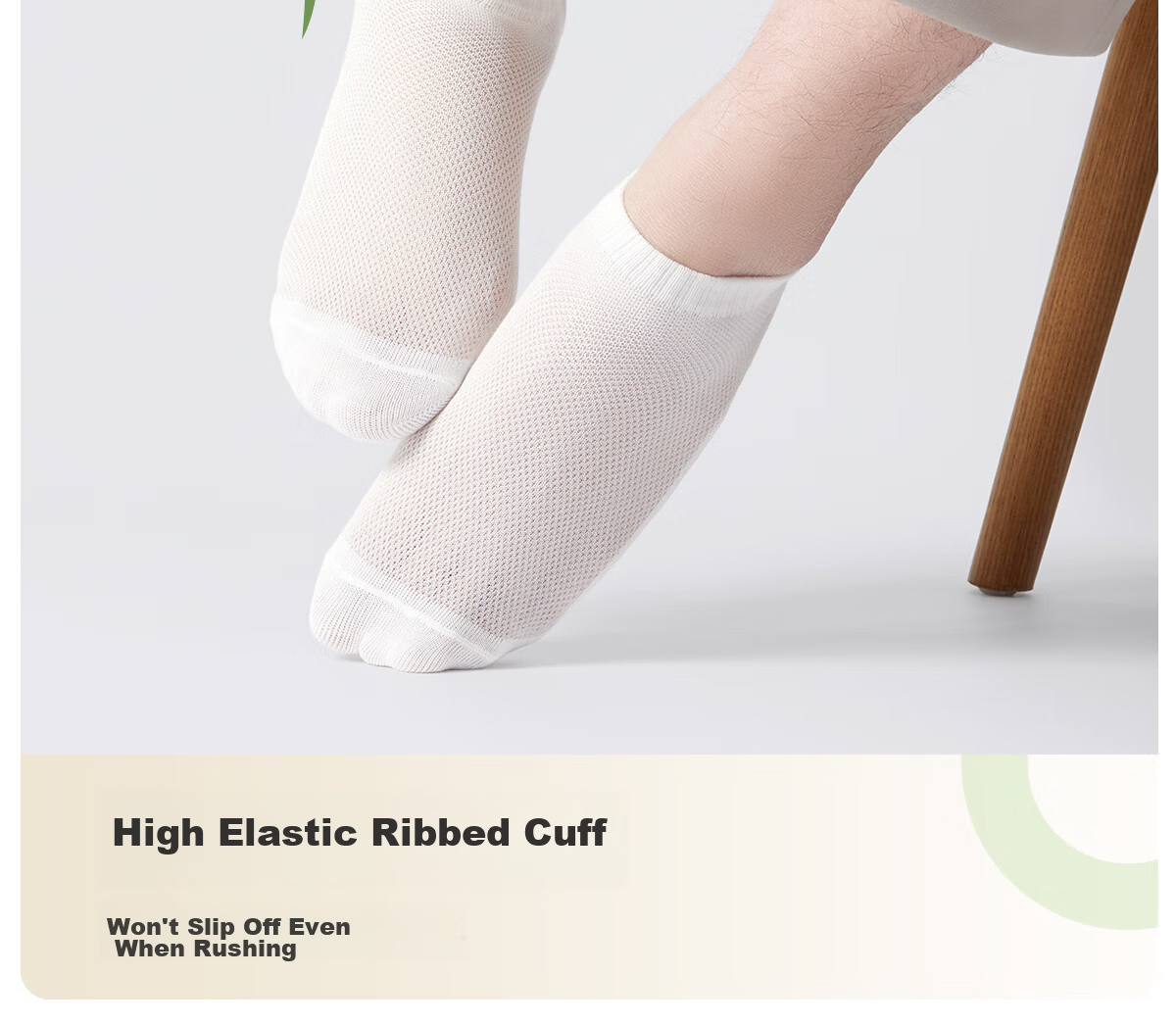 Freego Disposable Cotton Long Socks Unisex Travel Business Trip Daily Sweat-Absorbing Durable No-Wash Black 8 Pairs 11