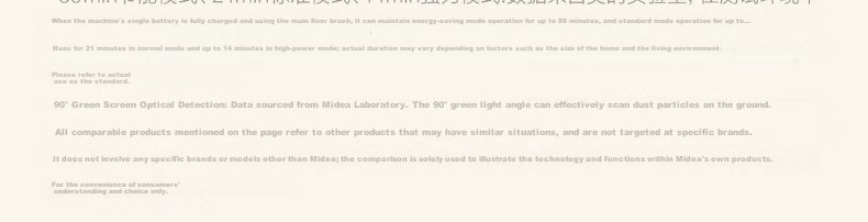 Midea Vacuum Cleaner F30station Obsidian Edition [100 Days Maintenance-Free Hair Cutting] Automatic Dust Collection Station Wireless Long Battery Life Handheld Pet Hair Vacuum for Cat and Dog Hair 30