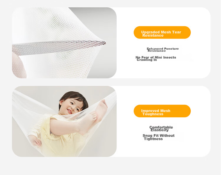 Yalu Freedom No-Installation Integrated Mosquito Net 1.5x2m Home Bedroom Mongolian Style Dustproof Net Happy Bear 7