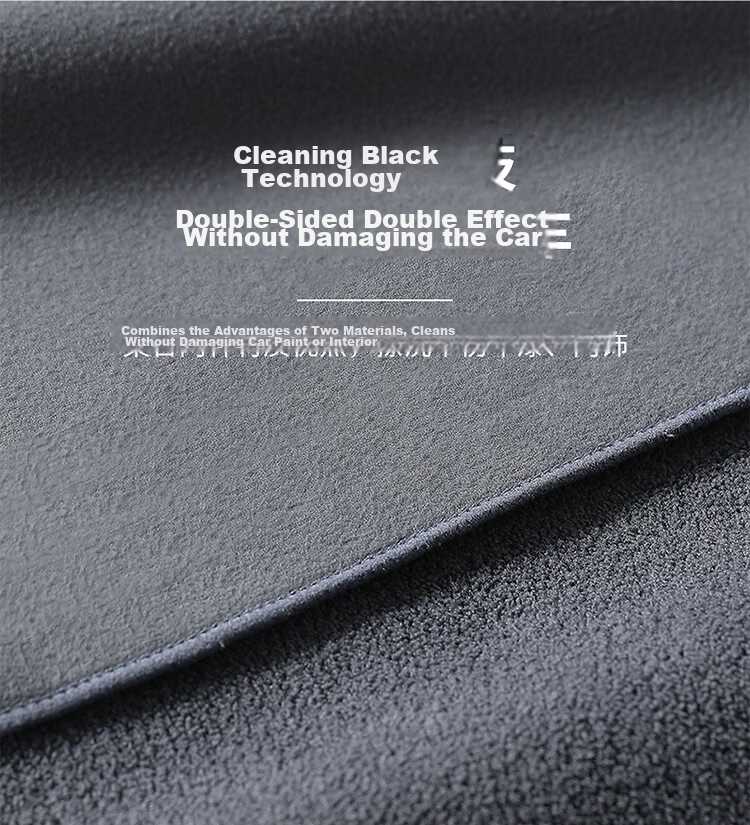 LYNN Fish Scale Cleaning Cloth for Glass, Lint-Free, Extra Large Car Wash Towel for Glass Cleaning, 40*40cm, 5 Pieces 3