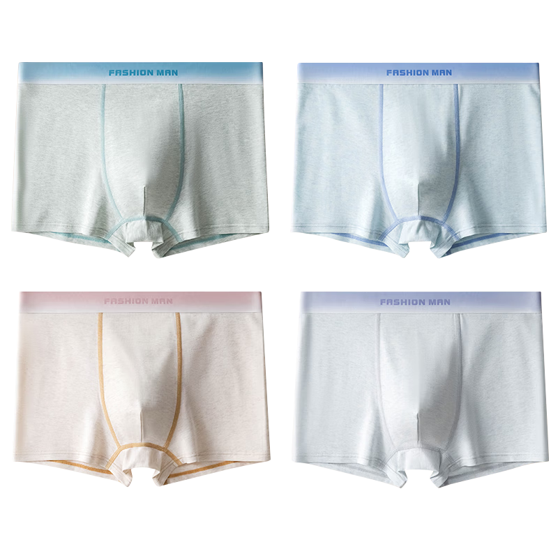 Hodo Boys' Adolescent Boxer Briefs 4-Pack Organic Cotton Size 185