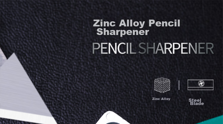 Deli Classic Zinc Alloy Pencil Sharpener, Rotary Pencil Sharpener for Students, Steel Blade Sharpener, Labor-Saving Student Stationery, Middle And High School Exam, Children's Birthday, Graduation Gift 2