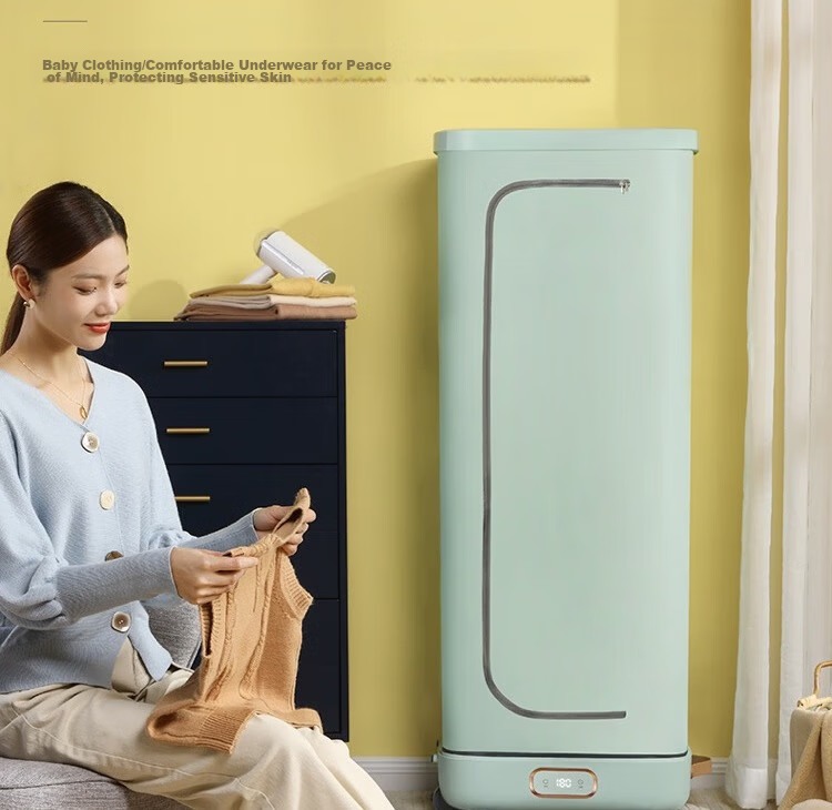 Donlim Folding Clothes Dryer DL-1216 Home Foldable Small Portable Dryer Mint 9