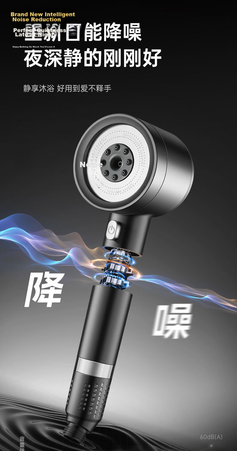 JROR [Seiko] Shower Head Set with Hose, High Pressure Large Water Flow Bathroom Shower Head Set 13