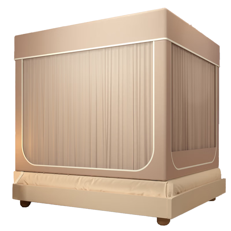 MUJI Mosquito Net A-Class Baby Anti-Fall Full Bottom Bed Fence Mosquito Net Home Three-Door 1.8m Bed