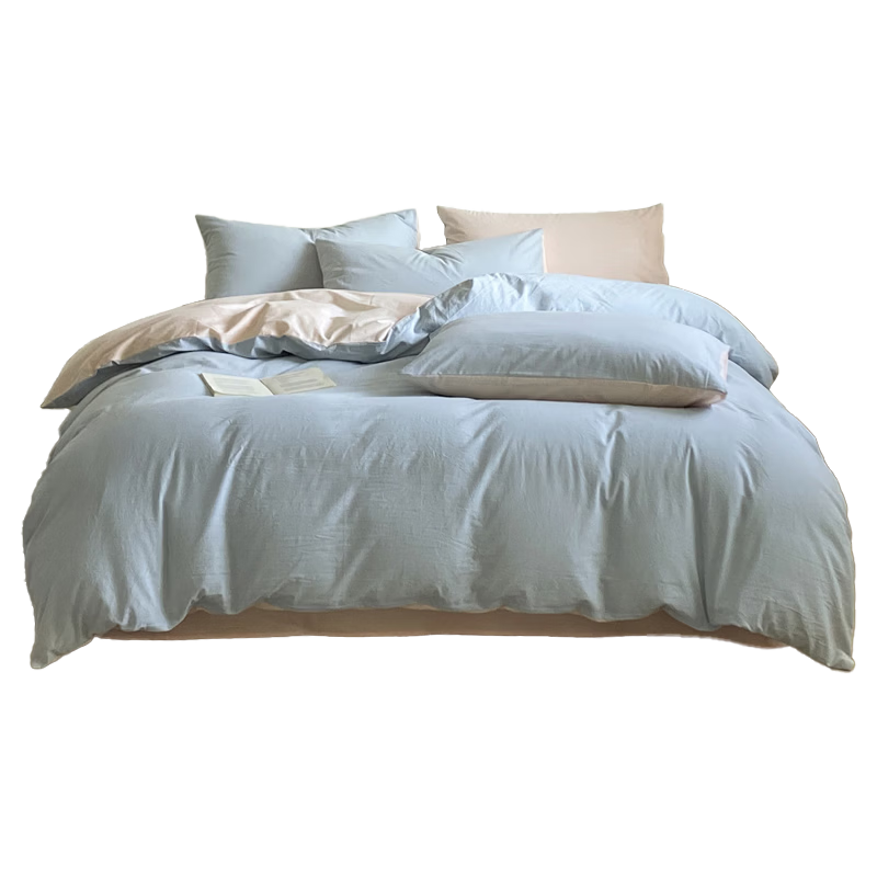MUJI 100% Cotton Duvet Cover Single Piece, 200x230cm, Suitable for 1.5m/1.8m Bed