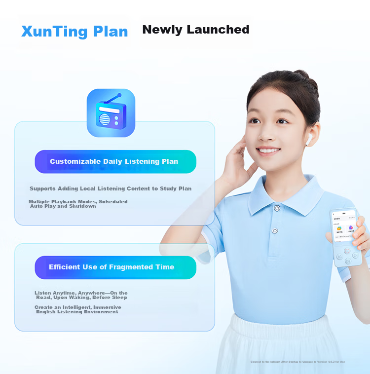 Youdao Lingribao PRO 128GB English Learning Device, Audio Companion, Portable Listening Aid, Speech Practice Tool, Private Tutor for Speaking And Listening, Study Machine, Learning Machine, Repeater 20