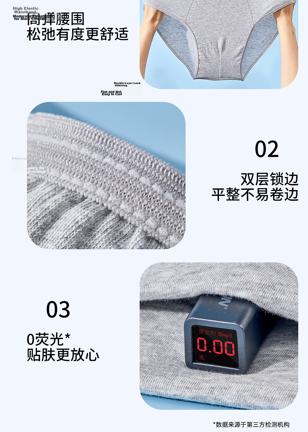 Ankexin Men's Disposable Cotton Briefs Triangle Daily Use No-Wash Travel Gray 5-Pack XL 10