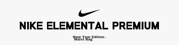 Nike Unisex New Crossbody Bag Waist Bag Casual Bag IQ0978-133 White One Size 1