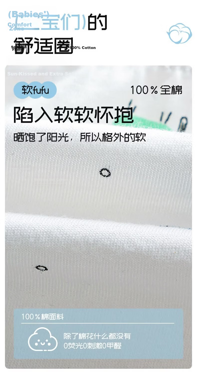 Gb Kids Boys' 10A Antibacterial Breathable Cotton Boxer Briefs Baby Underwear 3-Pack Starry Fun 120 4