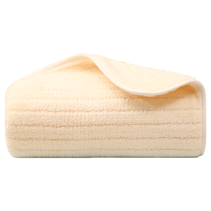 Grace 7A Antibacterial Class A Thickened Absorbent Unisex Face and Hair Drying Sports Large Towel Beige 1 Piece