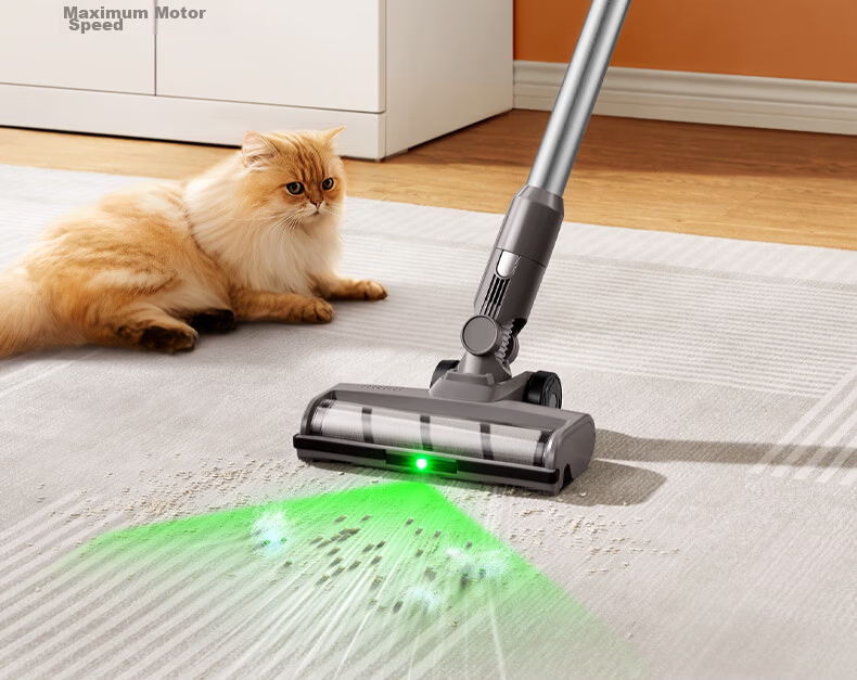 Midea Vacuum Cleaner F30station Obsidian Edition [100 Days Maintenance-Free Hair Cutting] Automatic Dust Collection Station Wireless Long Battery Life Handheld Pet Hair Vacuum for Cat and Dog Hair 14