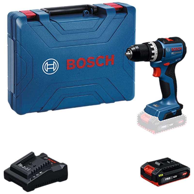 BOSCH Cordless Impact Drill Electric Screwdriver Brushless Lithium Battery GSB 18V-52 Single Battery