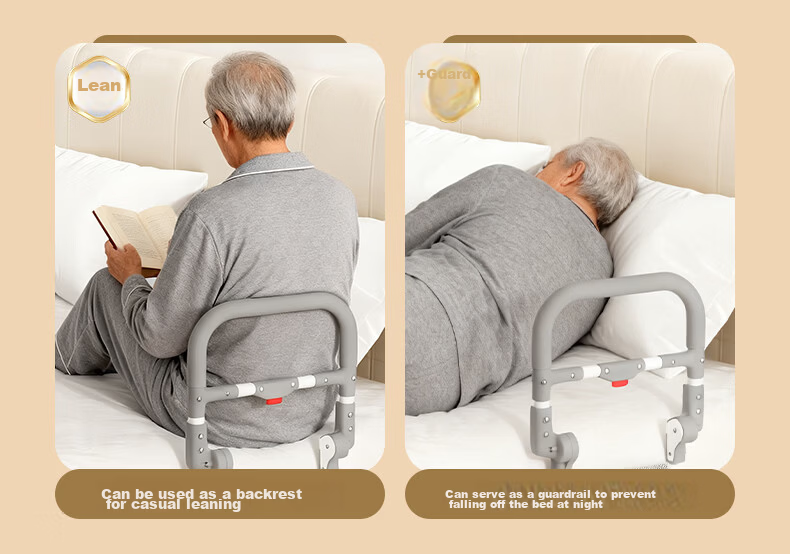 Interhasa! Bedside Assist Handle for Elderly, Getting Up Aid, Support Bar, Anti-Fall Bed Rail P1370017 6