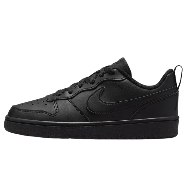 Nike Kids Court Borough Casual Sneakers DV5456-002 Black Size 38.5